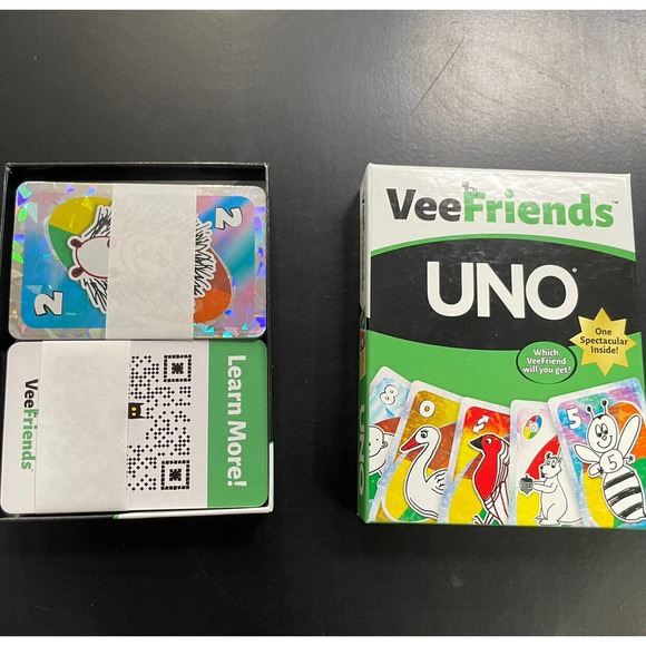 Mattel Creation Veefriends UNO Card Game By Gary Vee Tier 3 Ultra Rare Porcupine - Picture 3 of 10
